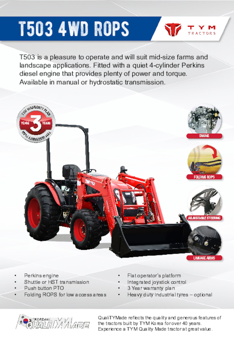 T503 ROPS